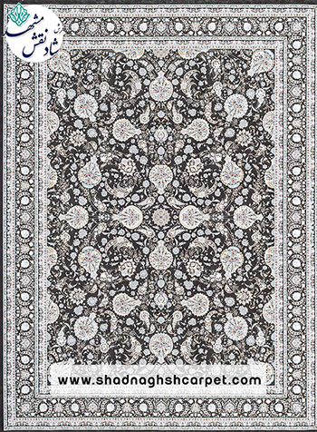فرش 1500 شانه افشان دودی 