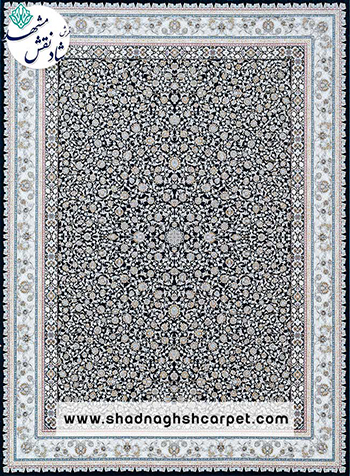 فرش 1500 شانه دایانا سرمه ای