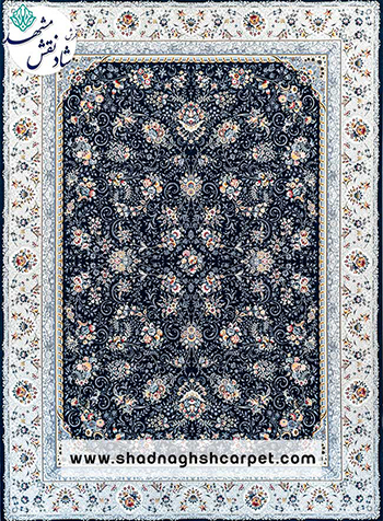 فرش 1200 شانه شیدا سرمه ای